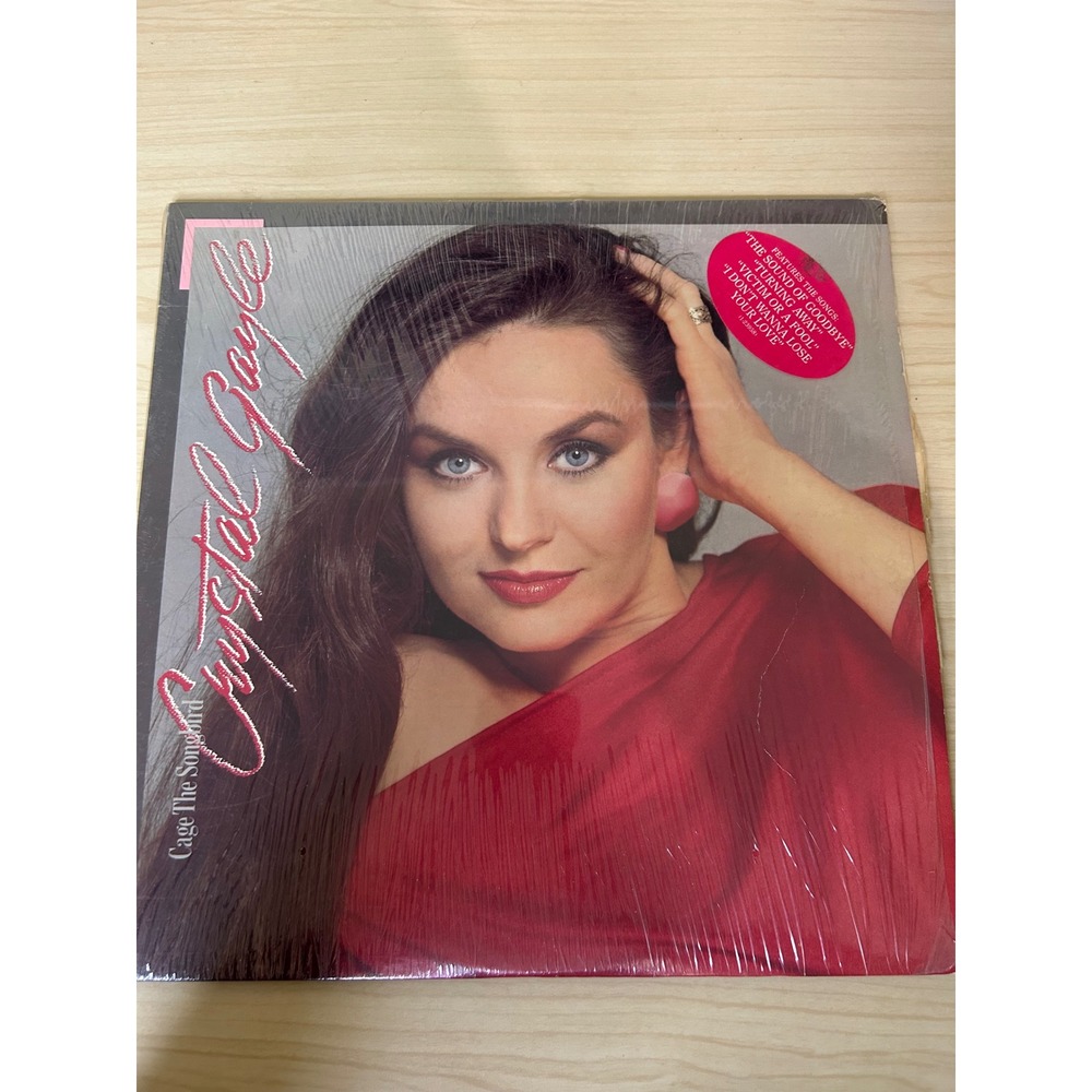Crystal Gayle Cage the Songbird Vinyl LP 1983 Warner Bros 1-23958 Hype Sticker